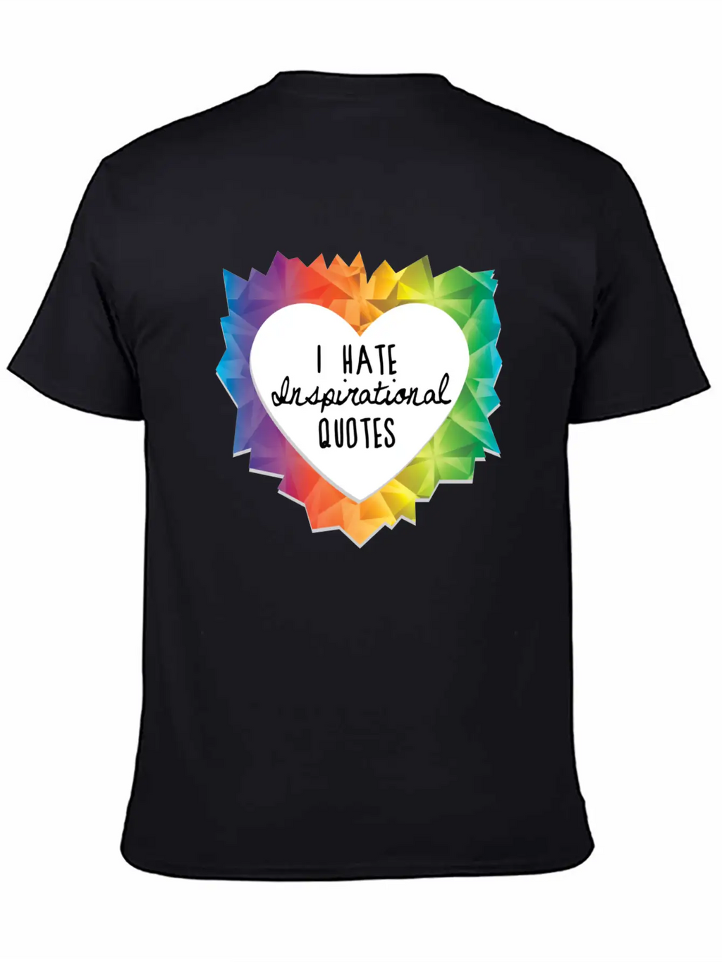 I Hate Inspirational Quote Essential Cotton Tee For Daily Outfits – Unisex Style