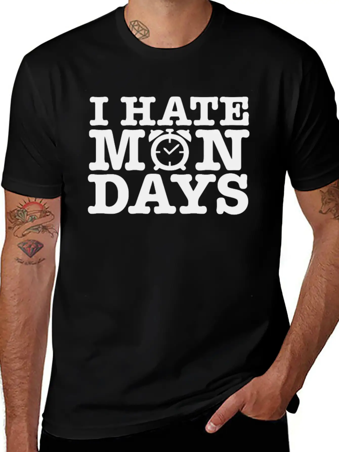I Hate Mondays Unisex Casual T-Shirt – Clean Design For Daily Comfort