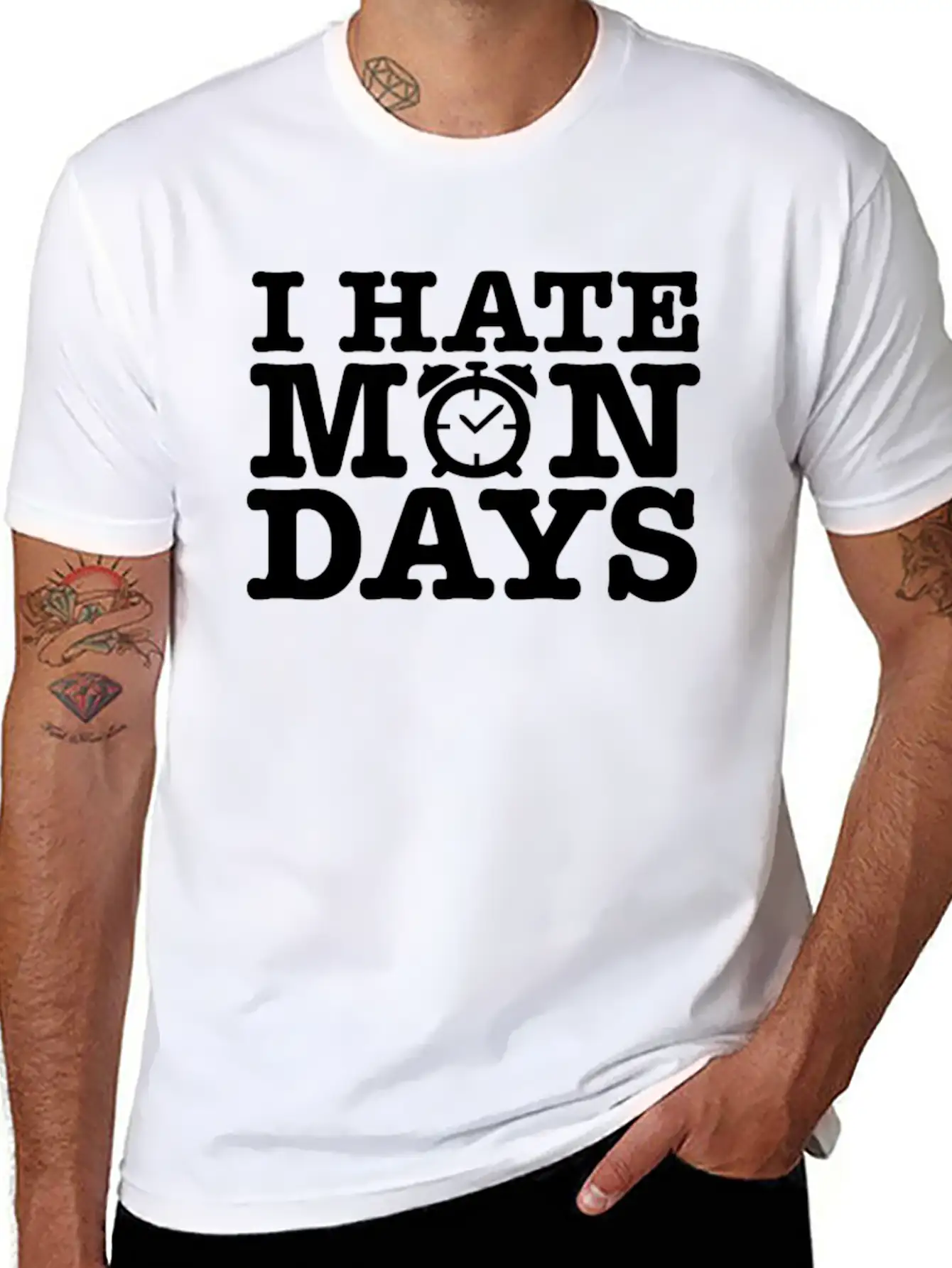 I Hate Mondays Unisex Casual T-Shirt – Clean Design For Daily Comfort