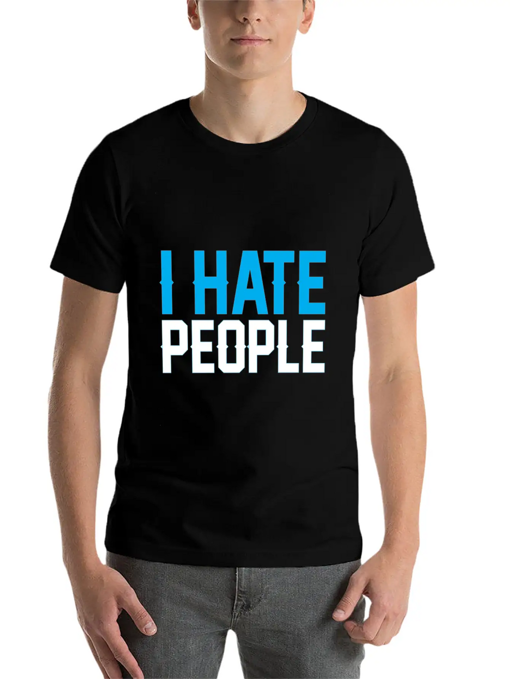 I Hate People Unisex Casual T-Shirt – Clean Design For Daily Comfort