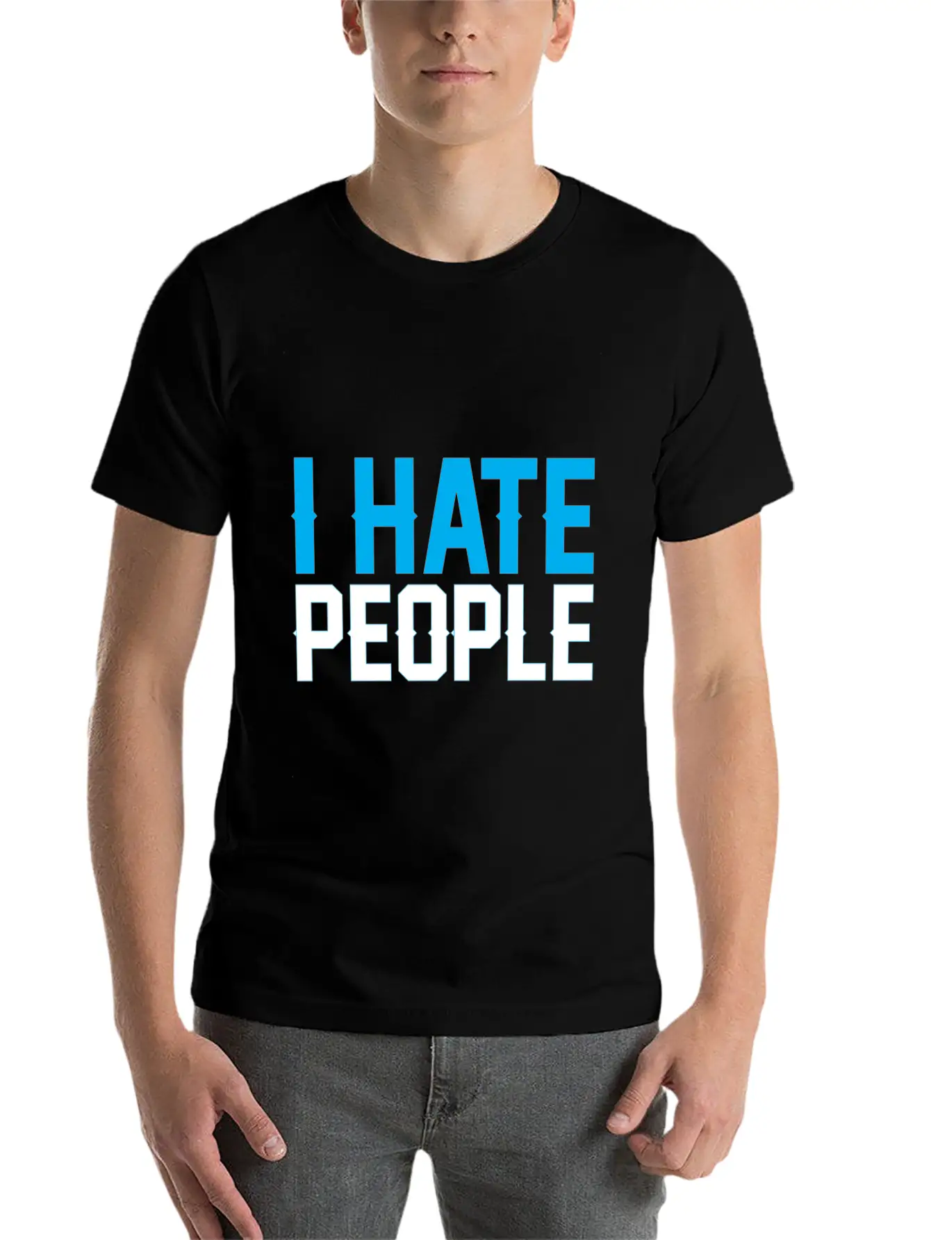 I Hate People Unisex Casual T-Shirt – Clean Design For Daily Comfort