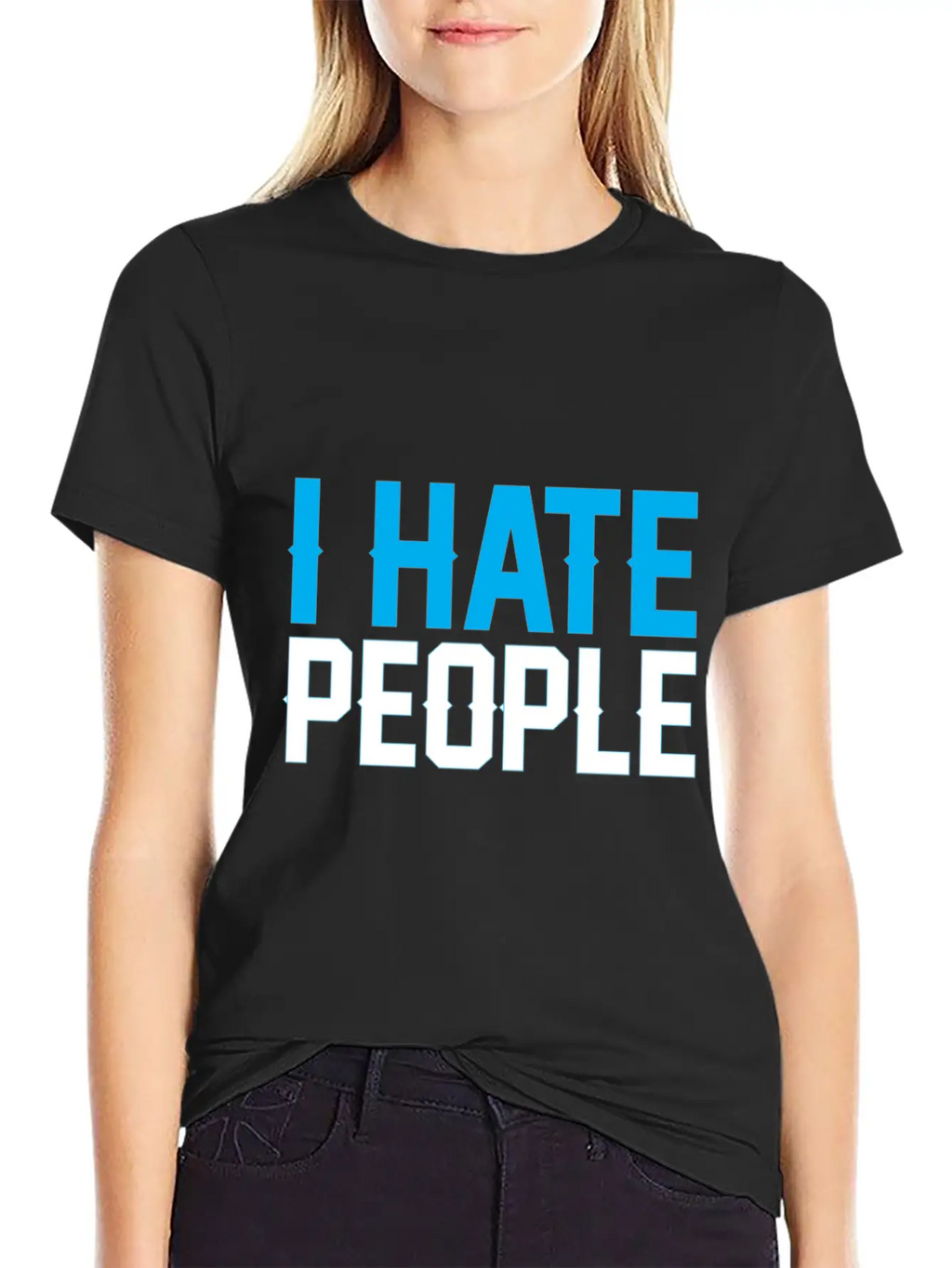 I Hate People Unisex Casual T-Shirt – Clean Design For Daily Comfort