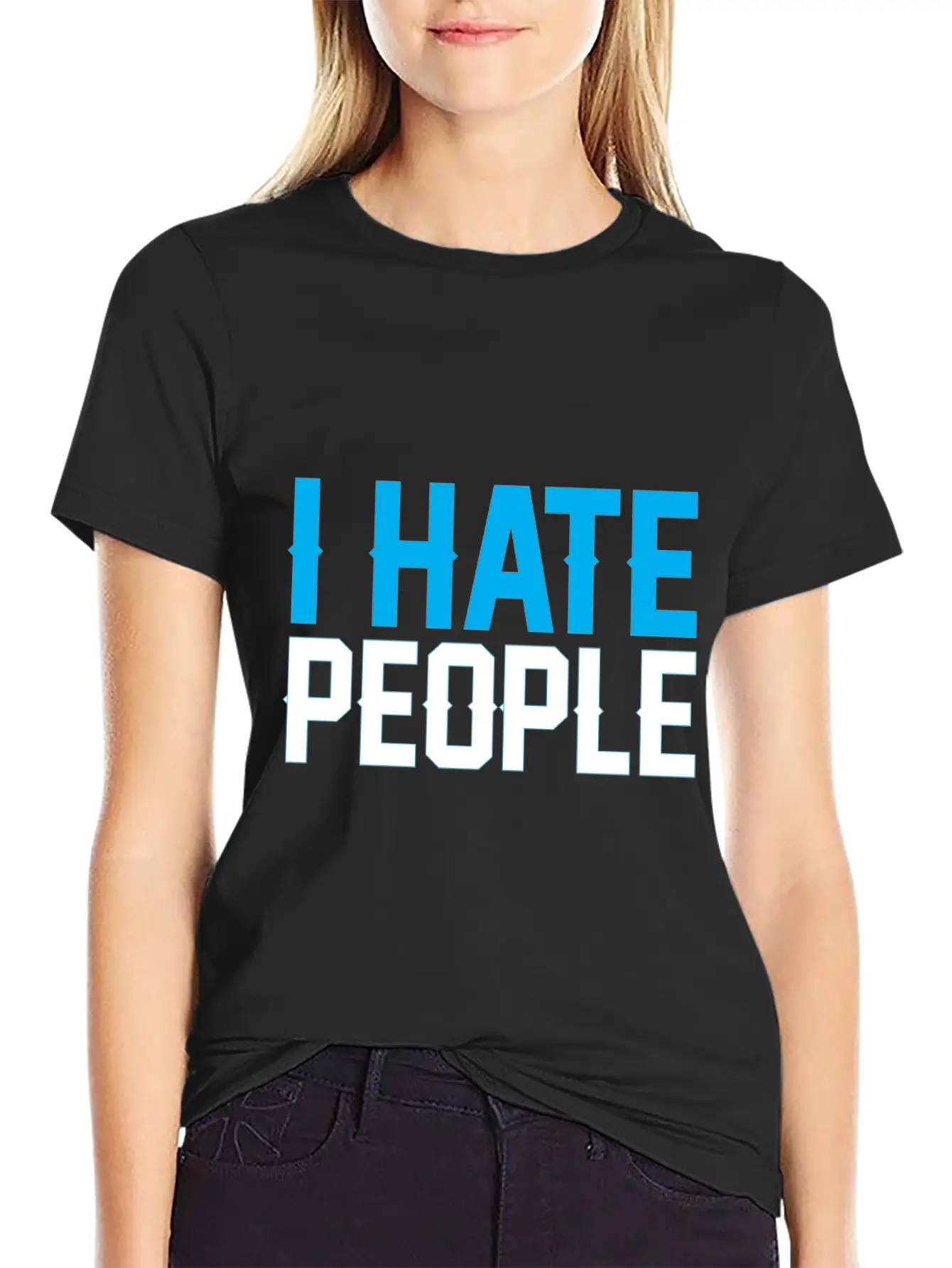 I Hate People Unisex Casual T-Shirt – Clean Design For Daily Comfort