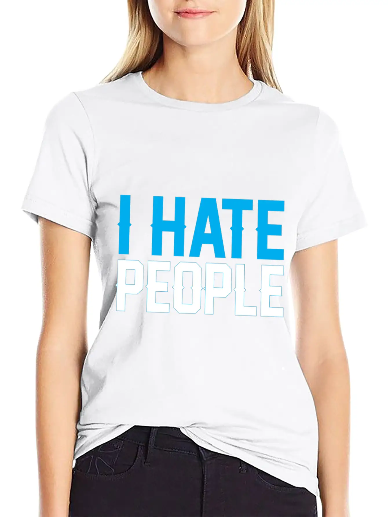 I Hate People Unisex Casual T-Shirt – Clean Design For Daily Comfort