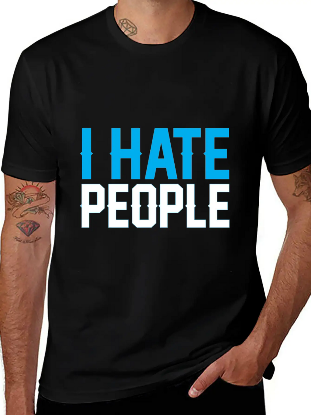 I Hate People Unisex Casual T-Shirt – Clean Design For Daily Comfort