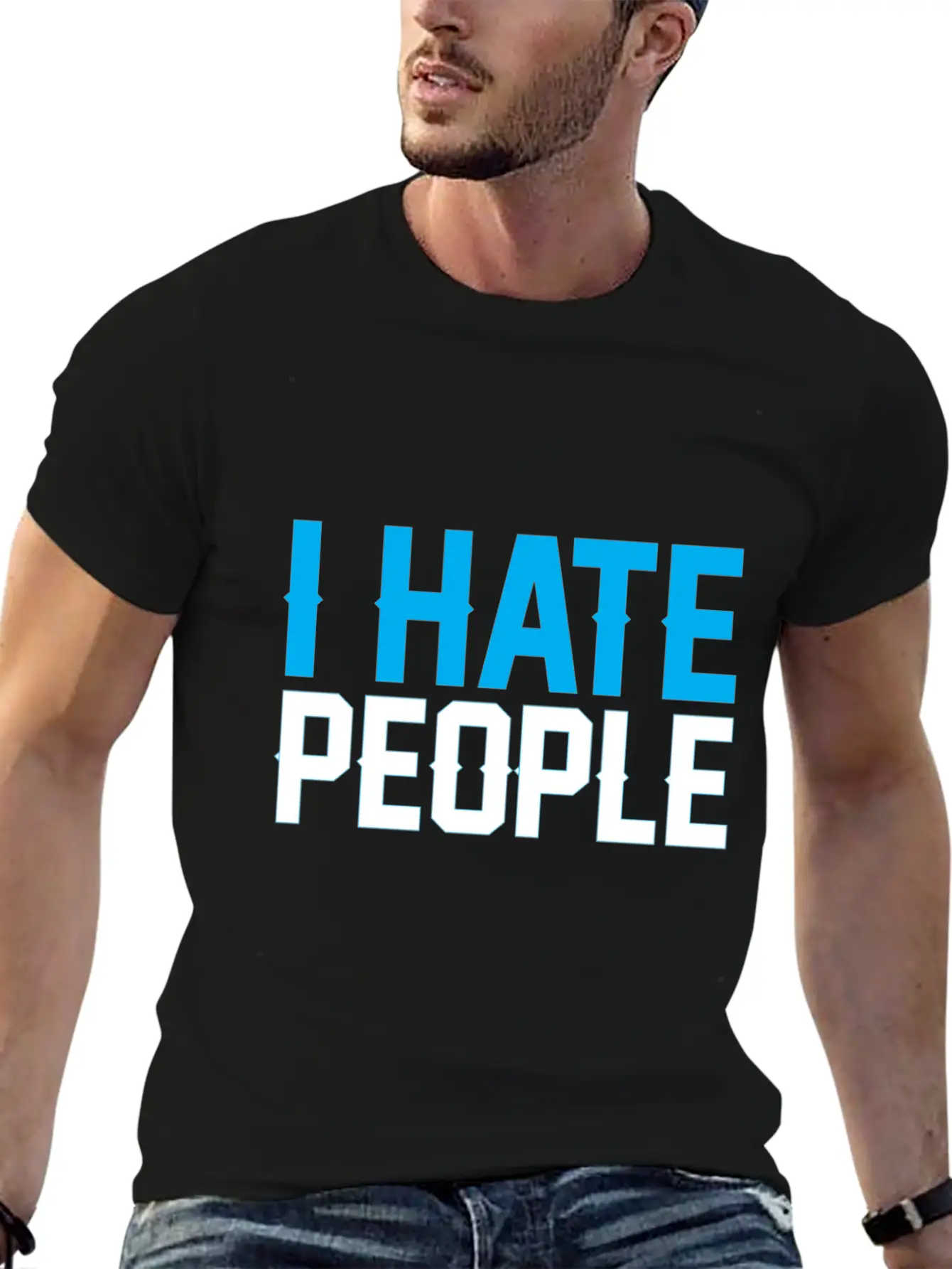 I Hate People Unisex Casual T-Shirt – Clean Design For Daily Comfort