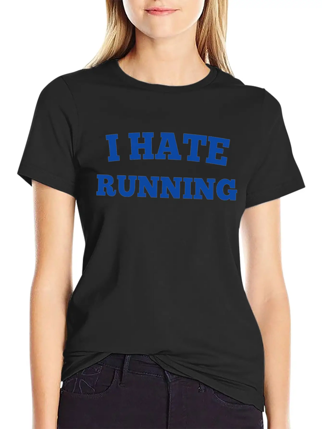 I HATE RUNNING Unisex Casual T-Shirt – Clean Design For Daily Comfort