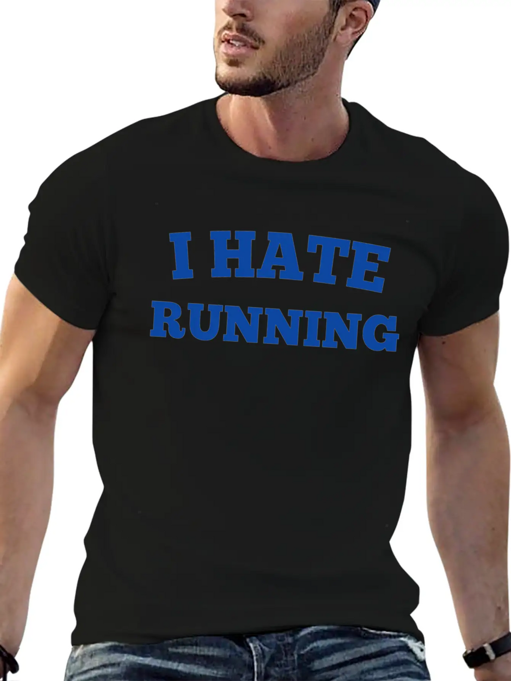 I HATE RUNNING Unisex Casual T-Shirt – Clean Design For Daily Comfort
