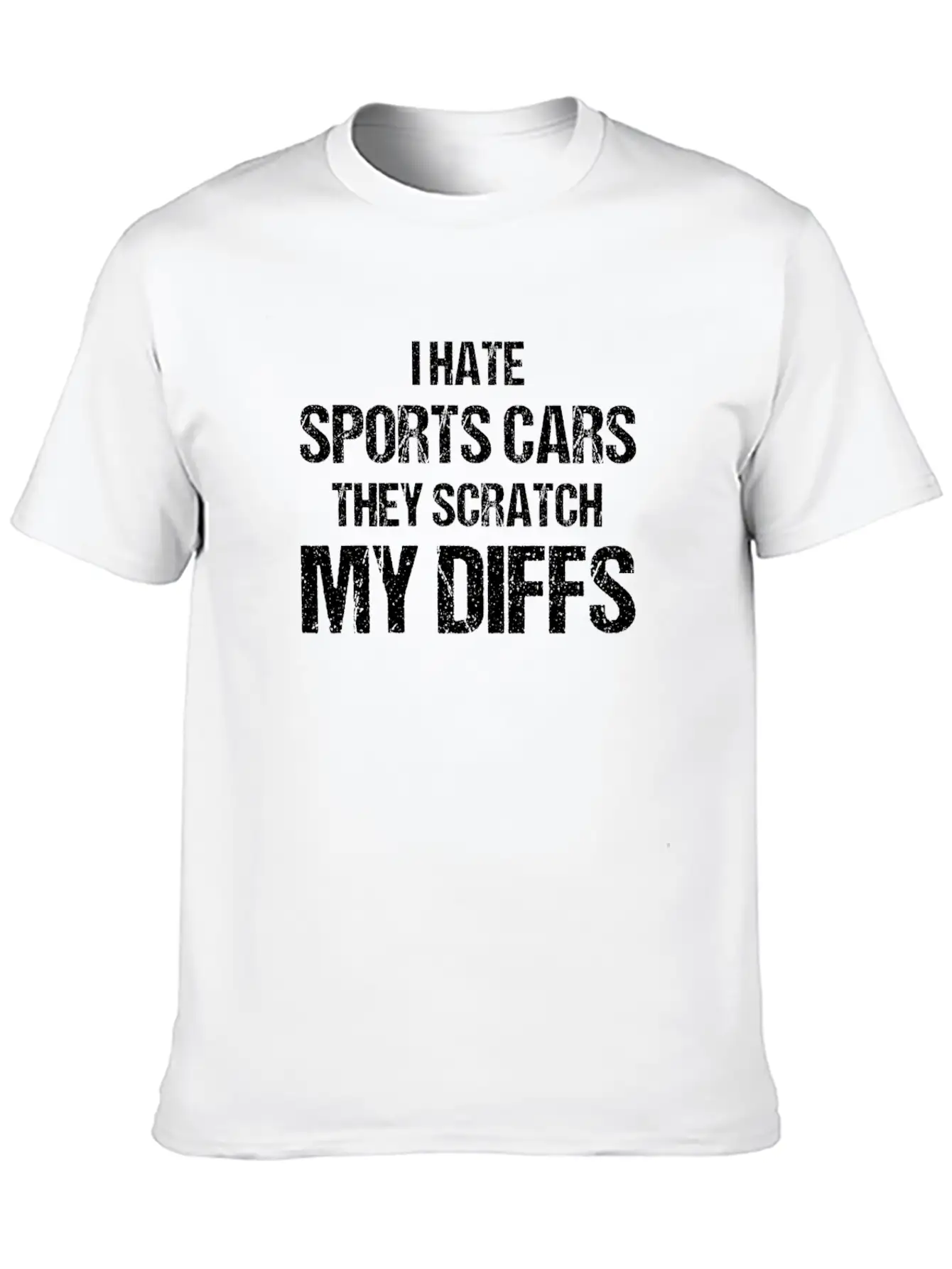 I Hate Sports Cars Offroad 4x4 Unisex Casual T-Shirt – Clean Design For Daily Comfort