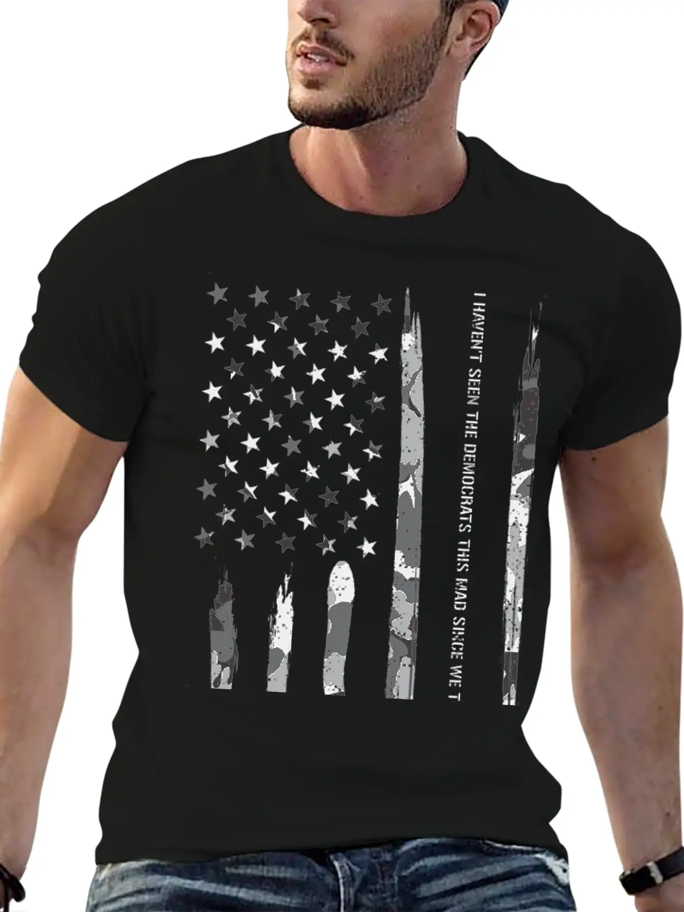 I Haven't Seen The Democrats Thi... Unisex Short Sleeve Soft Cotton T-Shirt – Casual Everyday Wear
