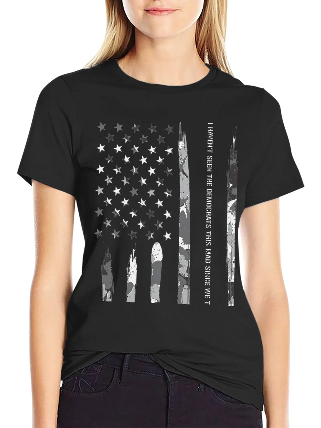 I Haven't Seen The Democrats Thi... Unisex Short Sleeve Soft Cotton T-Shirt – Casual Everyday Wear
