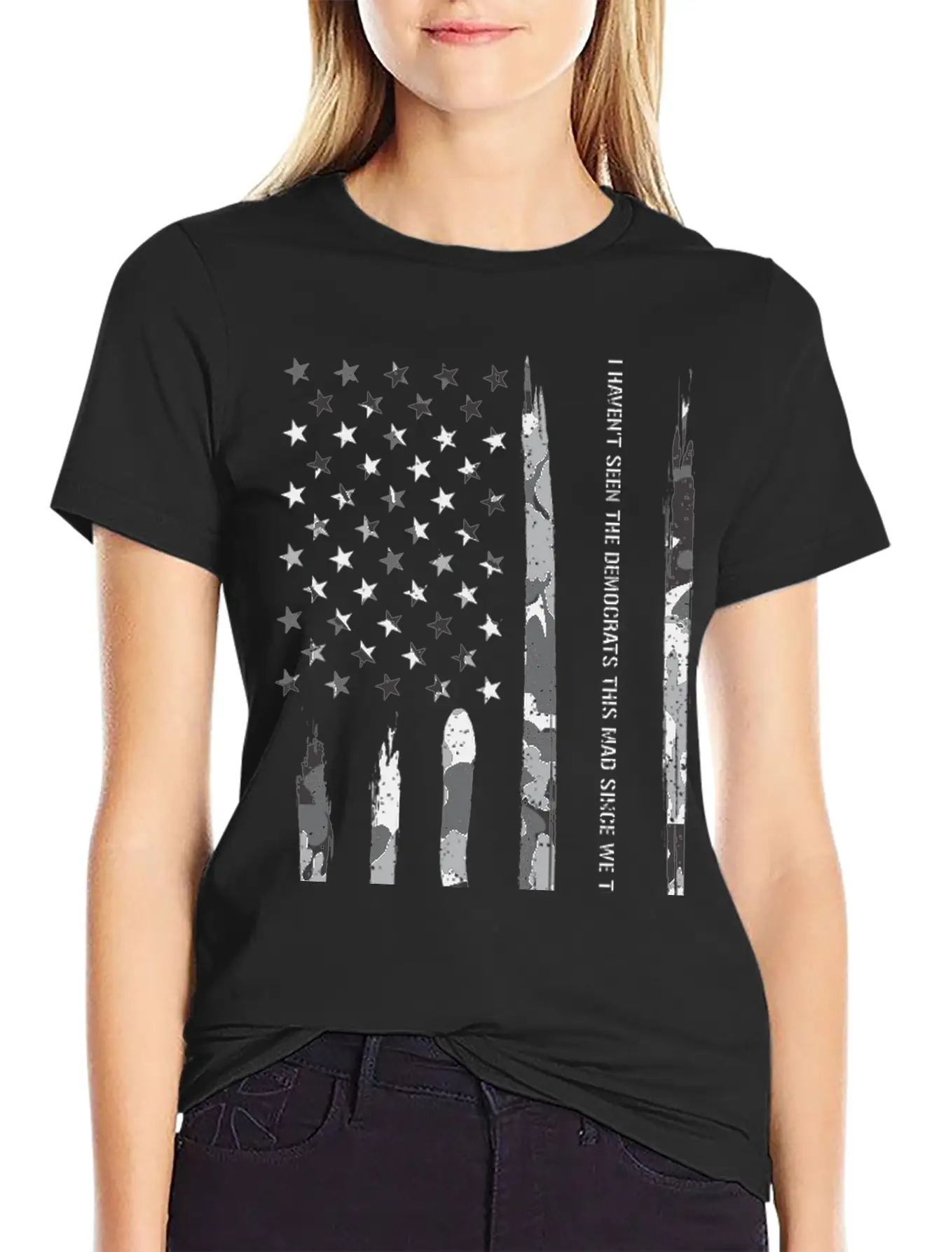 I Haven't Seen The Democrats Thi... Unisex Short Sleeve Soft Cotton T-Shirt – Casual Everyday Wear