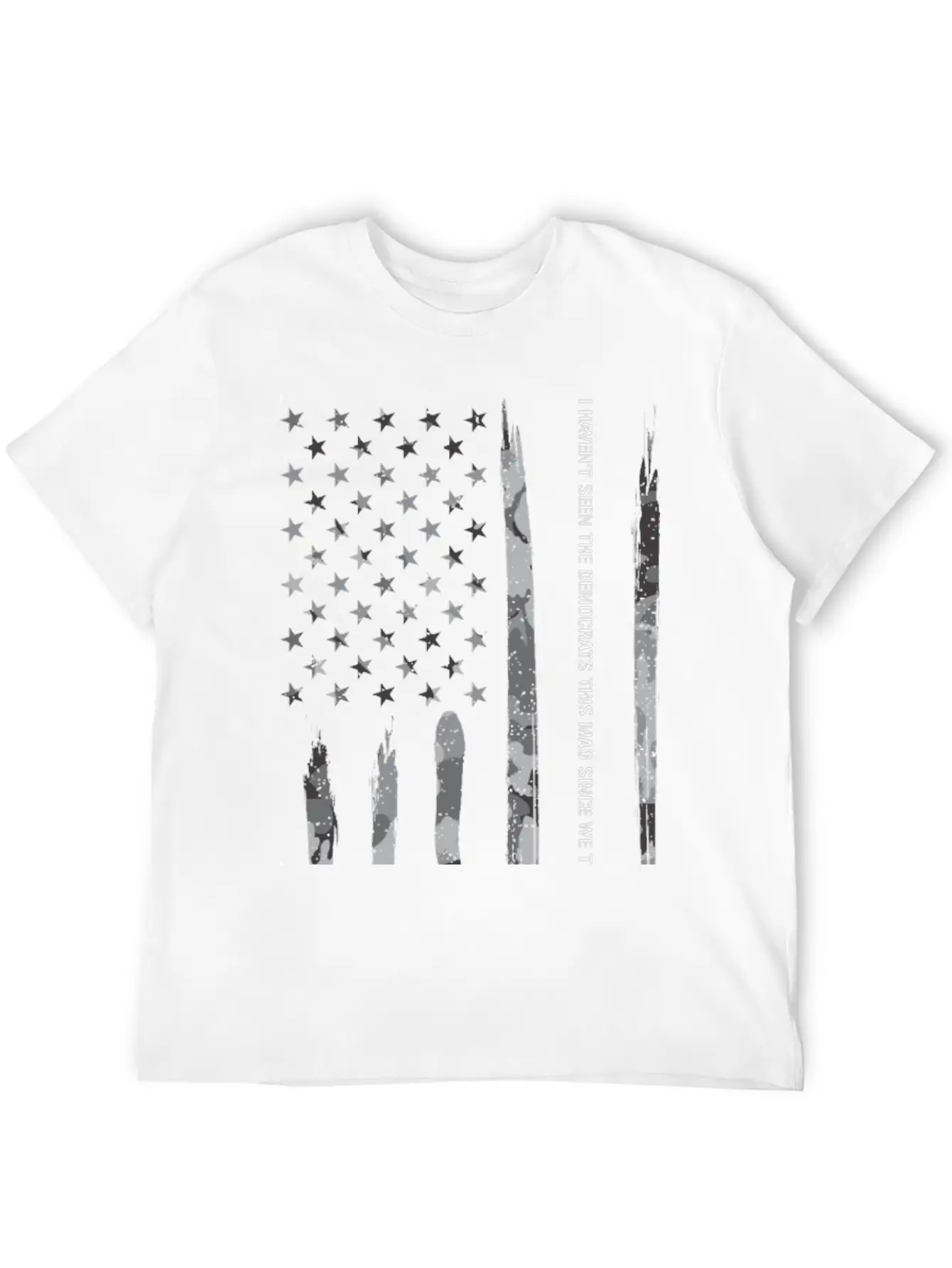 I Haven't Seen The Democrats Thi... Unisex Short Sleeve Soft Cotton T-Shirt – Casual Everyday Wear