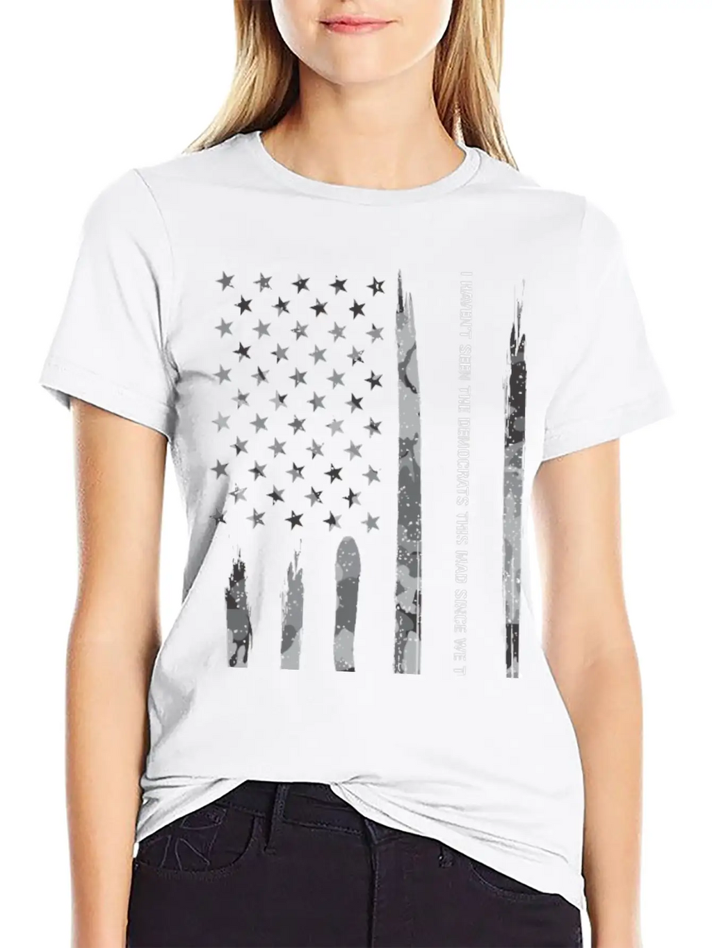 I Haven't Seen The Democrats Thi... Unisex Short Sleeve Soft Cotton T-Shirt – Casual Everyday Wear