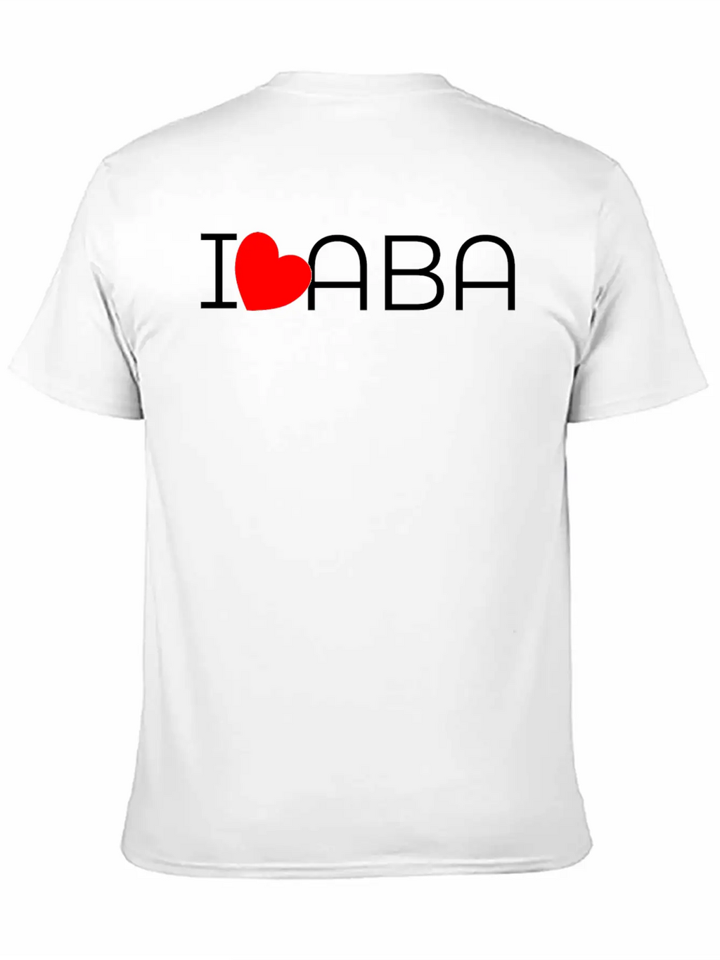 I Heart ABA Unisex Casual T-Shirt – Clean Design For Daily Comfort