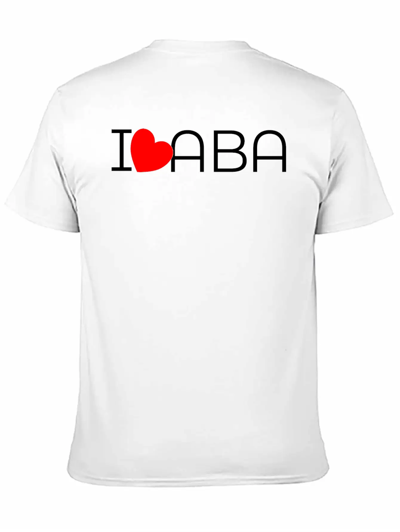 I Heart ABA Unisex Casual T-Shirt – Clean Design For Daily Comfort