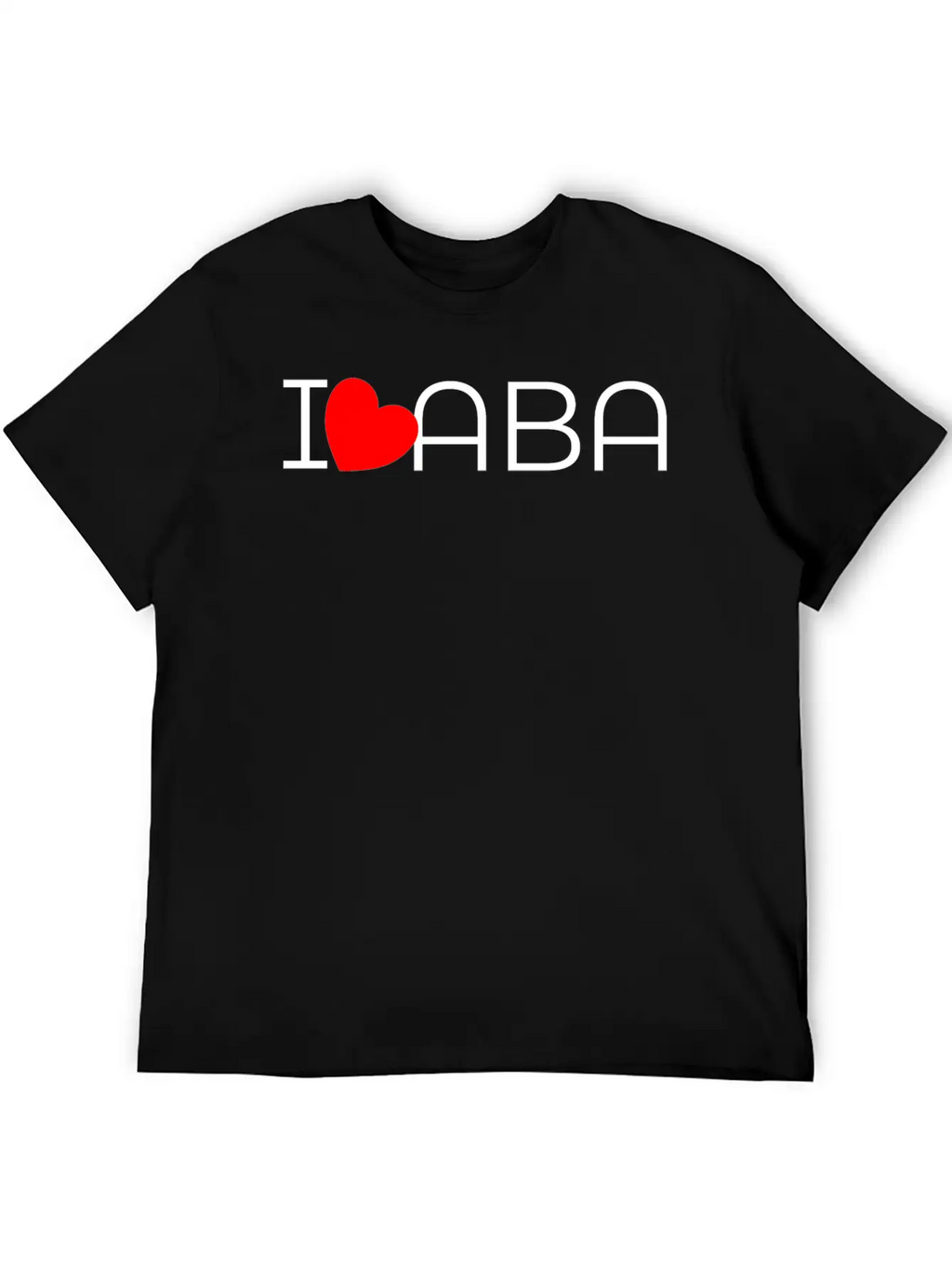 I Heart ABA Unisex Casual T-Shirt – Clean Design For Daily Comfort