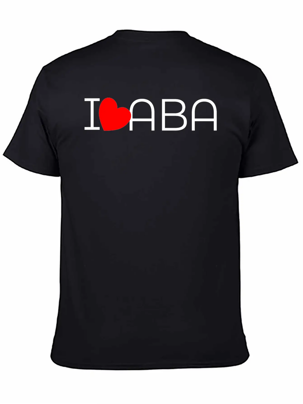 I Heart ABA Unisex Casual T-Shirt – Clean Design For Daily Comfort