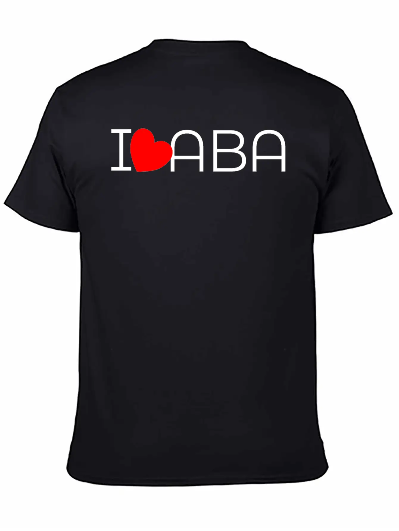 I Heart ABA Unisex Casual T-Shirt – Clean Design For Daily Comfort
