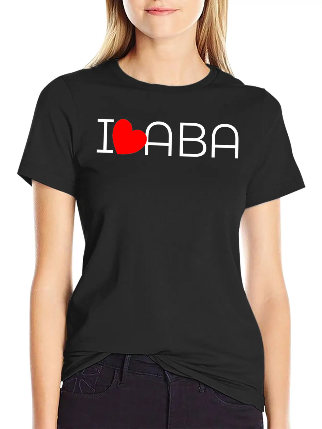 I Heart ABA Unisex Casual T-Shirt – Clean Design For Daily Comfort