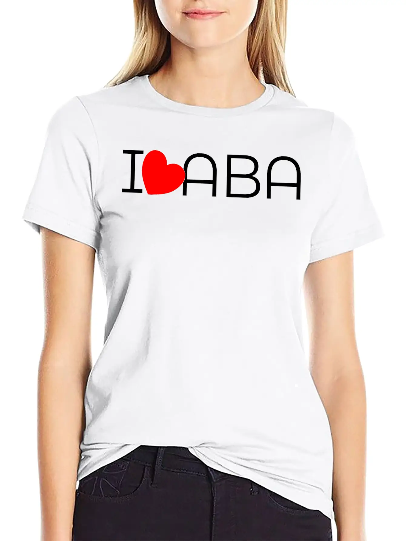I Heart ABA Unisex Casual T-Shirt – Clean Design For Daily Comfort