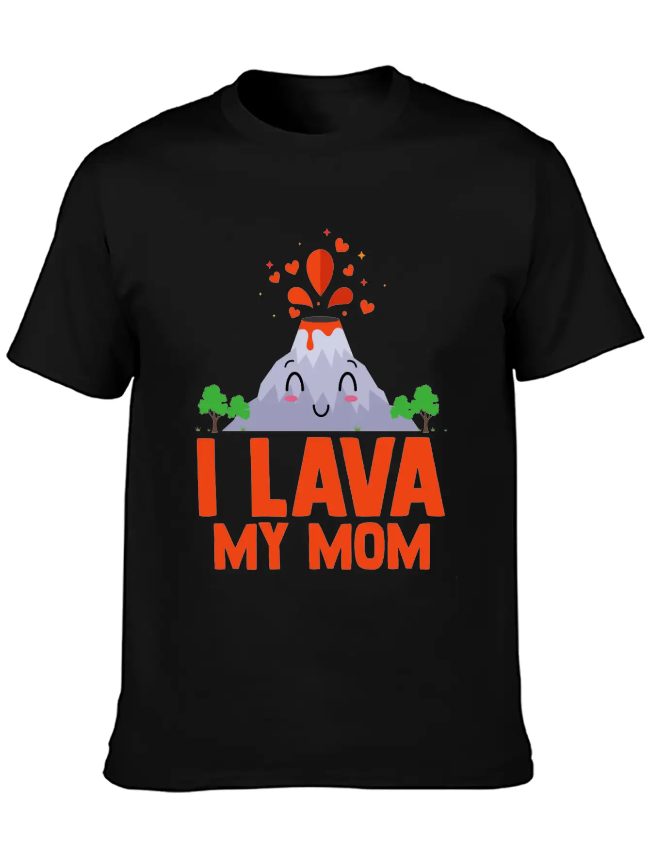 I Lava My Mom Volcanology Lava Cryptodomes Classic Fit Graphic Tee For Daily Comfort – Unisex Cotton Shirt