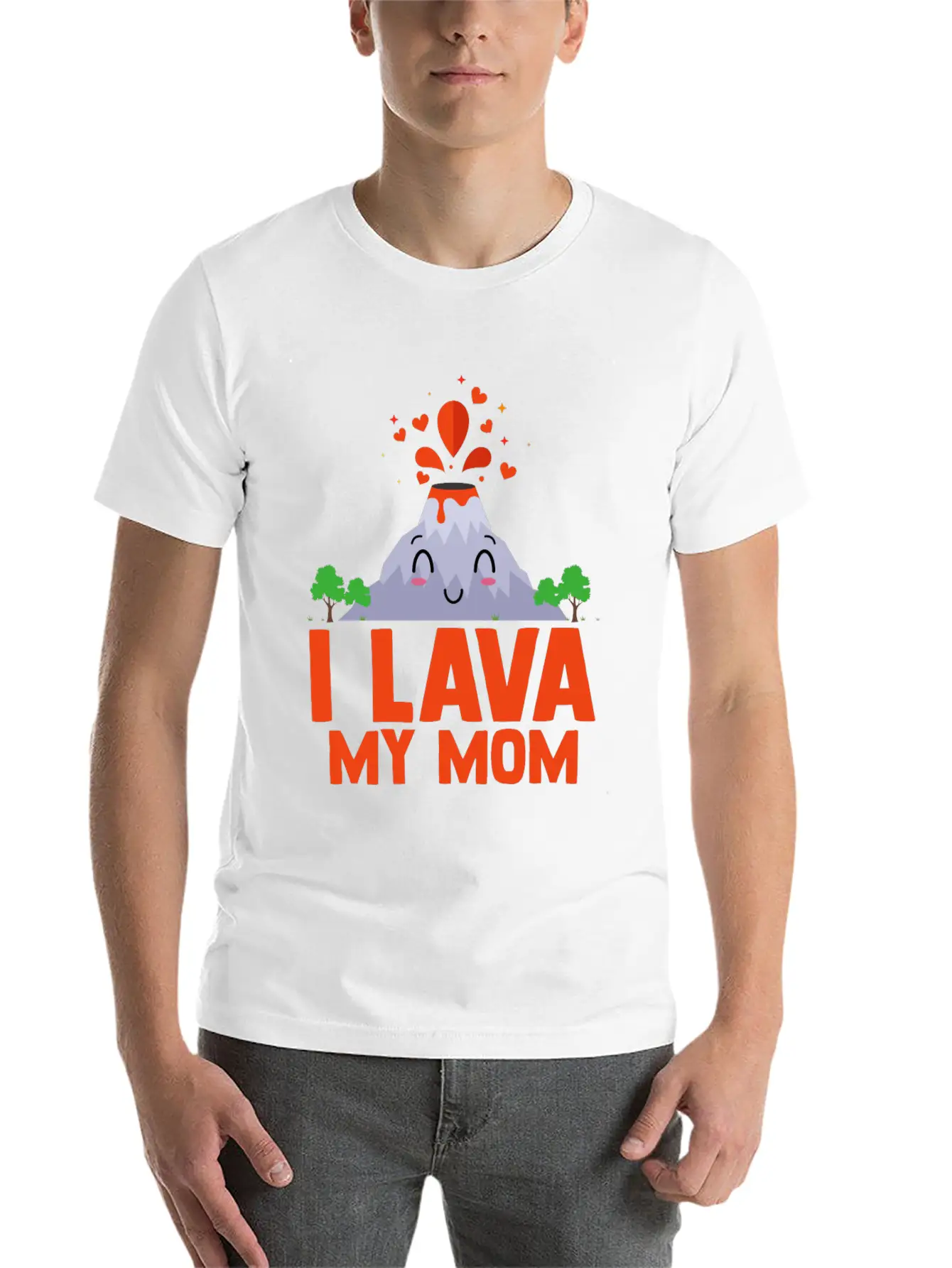 I Lava My Mom Volcanology Lava Cryptodomes Classic Fit Graphic Tee For Daily Comfort – Unisex Cotton Shirt