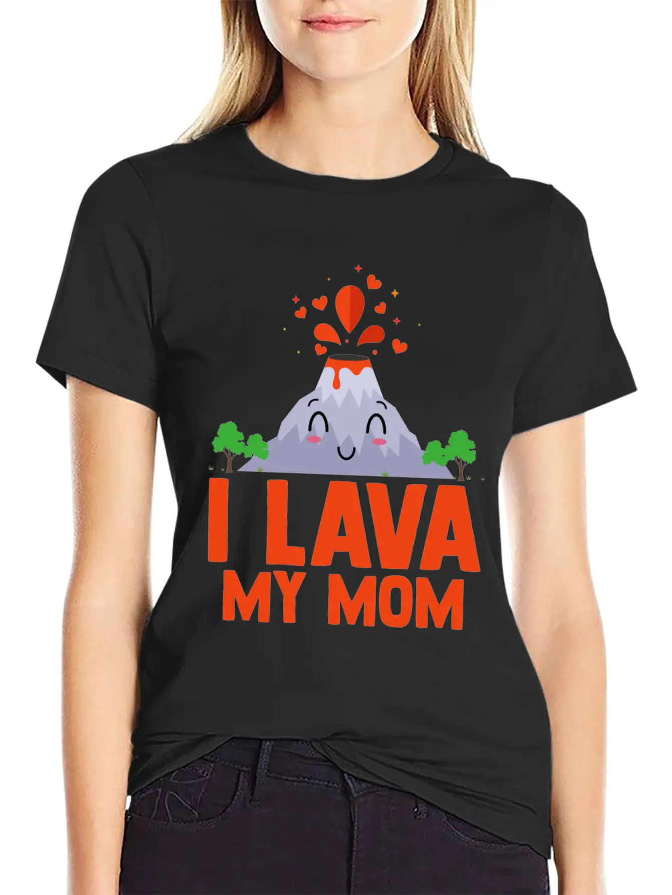 I Lava My Mom Volcanology Lava Cryptodomes Classic Fit Graphic Tee For Daily Comfort – Unisex Cotton Shirt