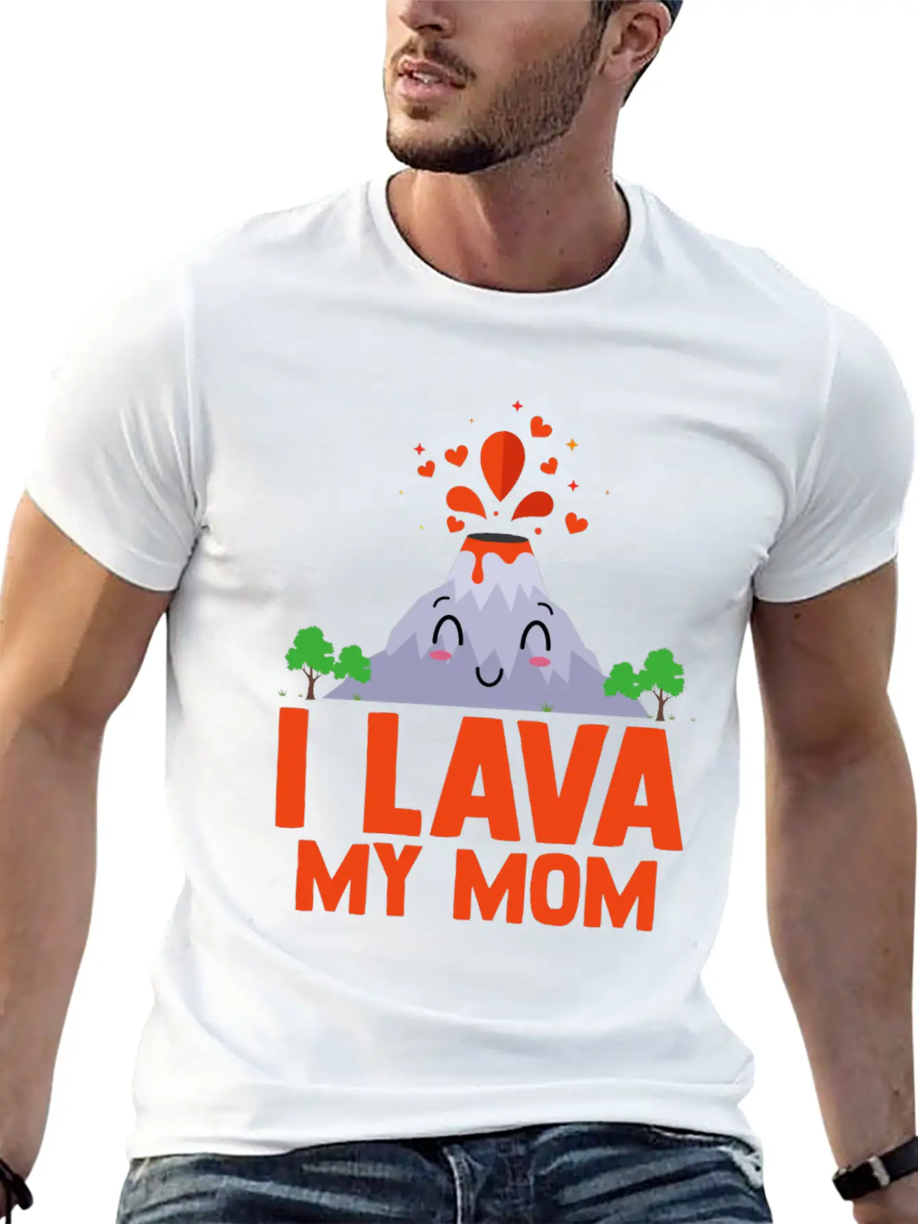 I Lava My Mom Volcanology Lava Cryptodomes Classic Fit Graphic Tee For Daily Comfort – Unisex Cotton Shirt