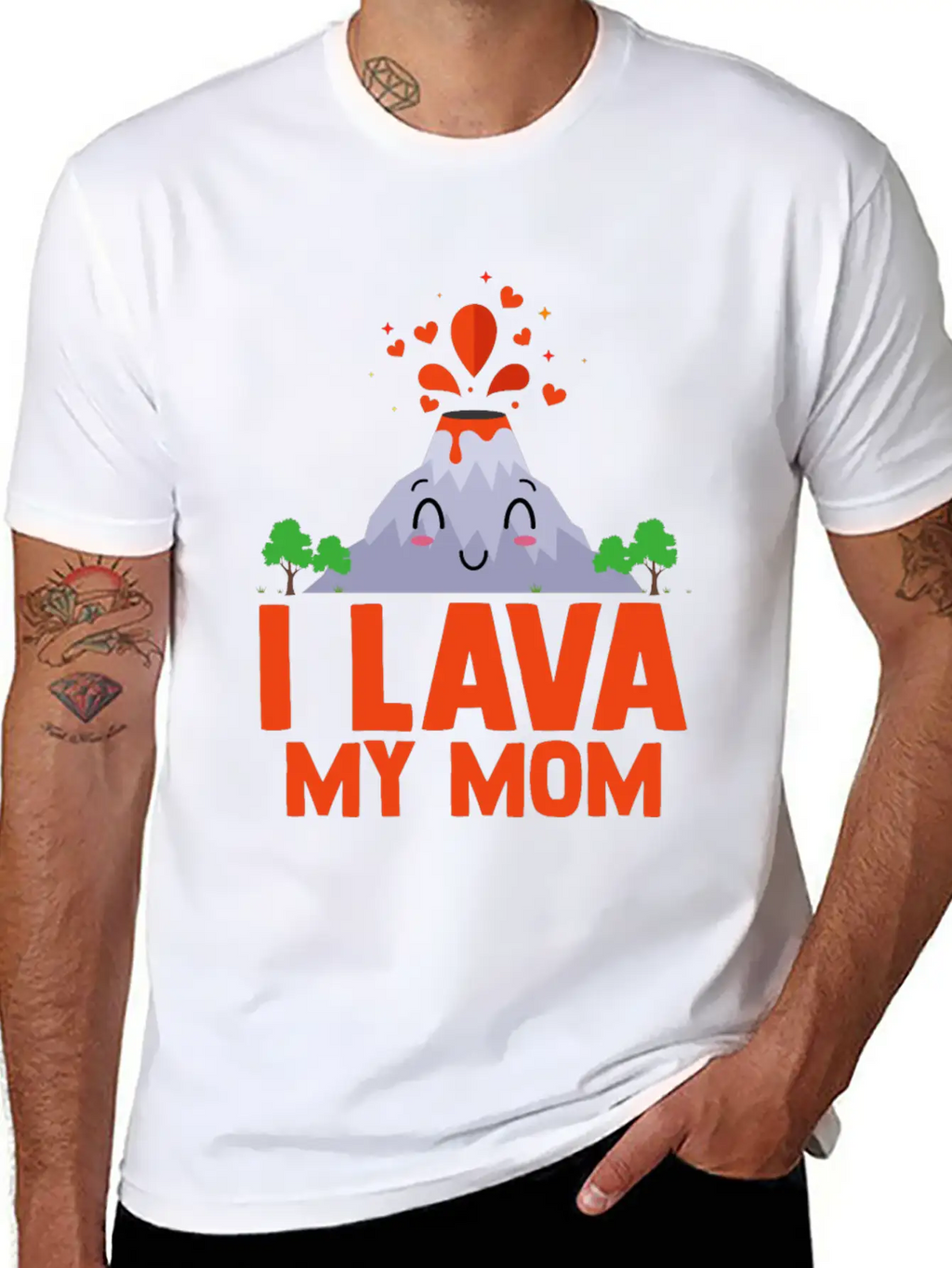 I Lava My Mom Volcanology Lava Cryptodomes Classic Fit Graphic Tee For Daily Comfort – Unisex Cotton Shirt