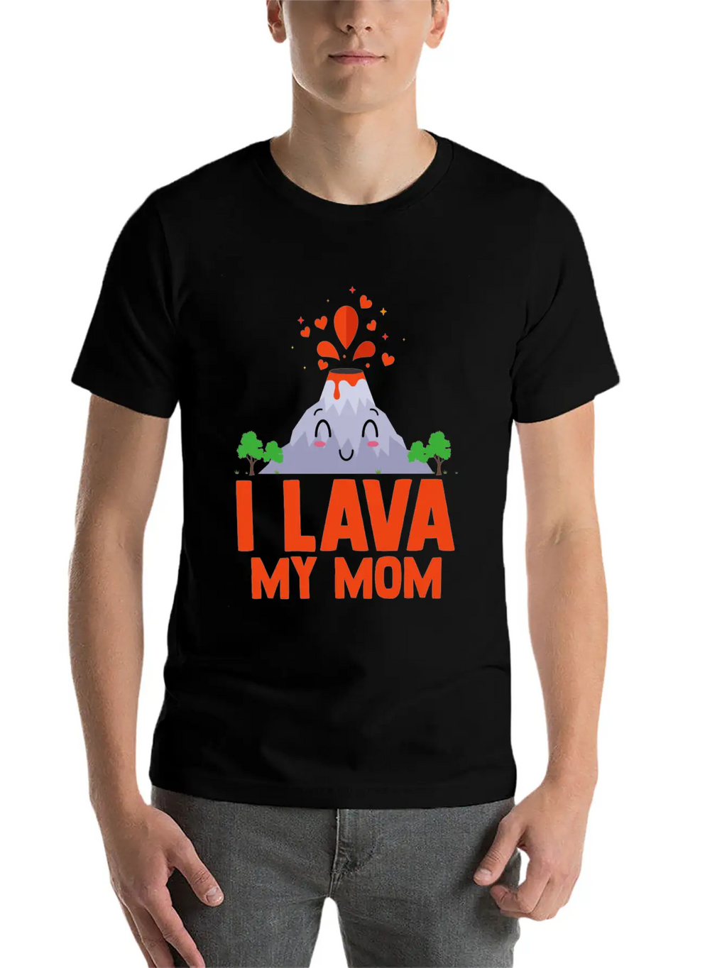 I Lava My Mom Volcanology Lava Cryptodomes Classic Fit Graphic Tee For Daily Comfort – Unisex Cotton Shirt