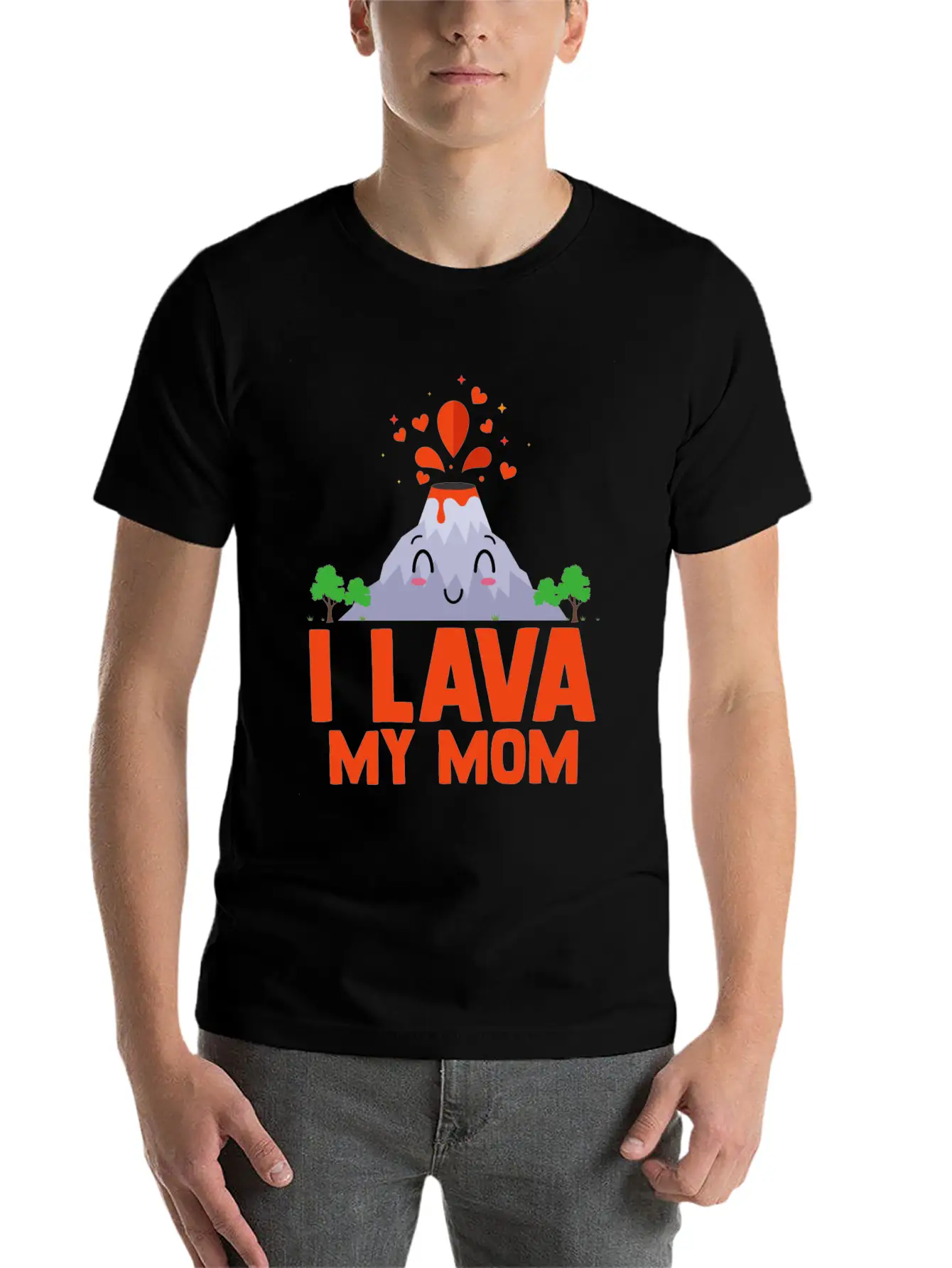 I Lava My Mom Volcanology Lava Cryptodomes Classic Fit Graphic Tee For Daily Comfort – Unisex Cotton Shirt