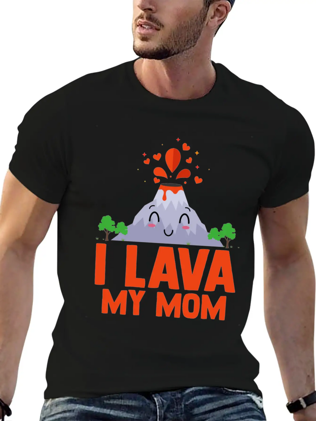 I Lava My Mom Volcanology Lava Cryptodomes Classic Fit Graphic Tee For Daily Comfort – Unisex Cotton Shirt