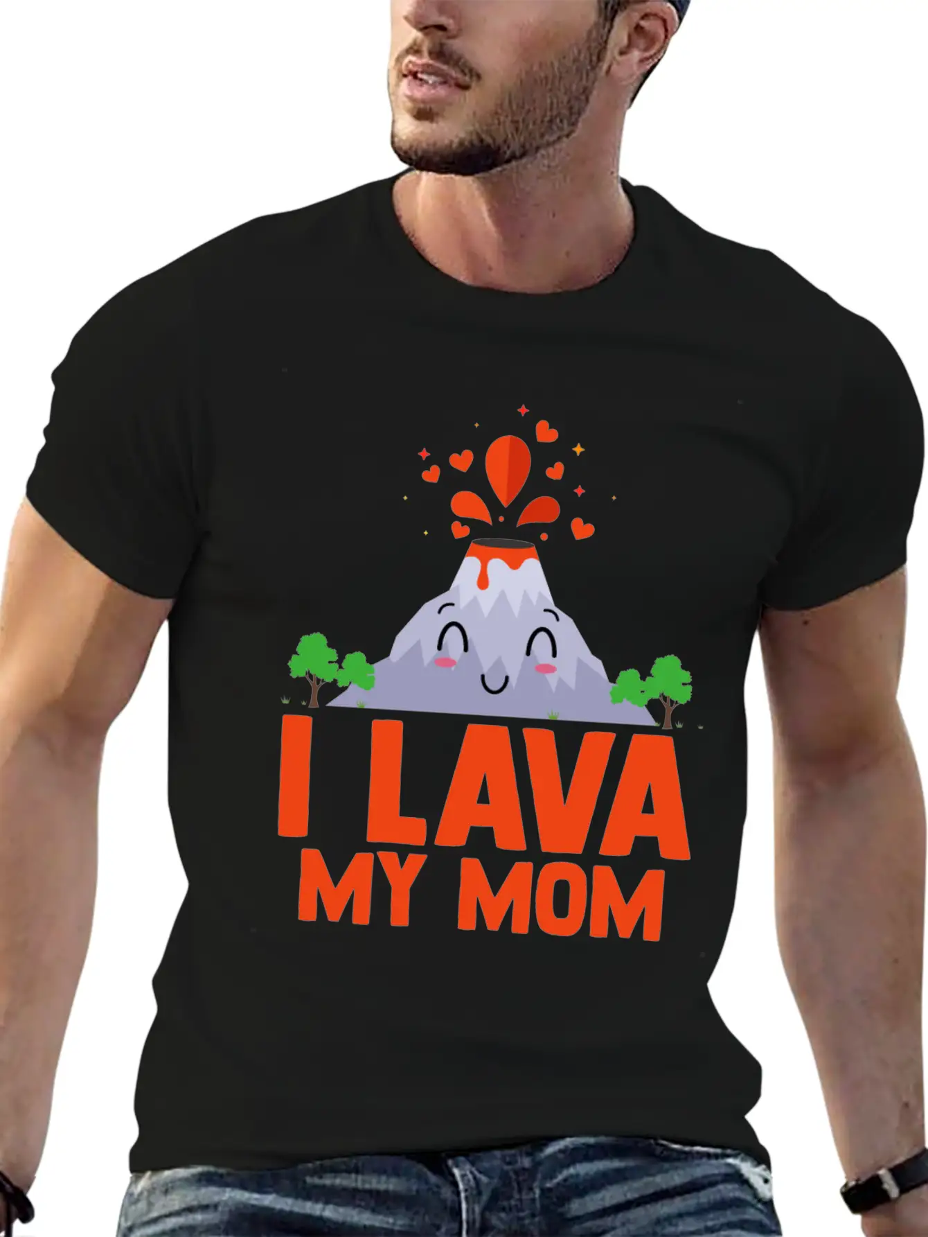 I Lava My Mom Volcanology Lava Cryptodomes Classic Fit Graphic Tee For Daily Comfort – Unisex Cotton Shirt
