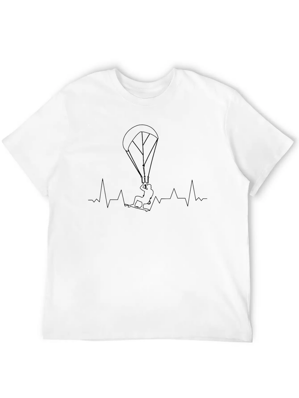I Live For Kite Surfing Unisex Casual T-Shirt – Clean Design For Daily Comfort
