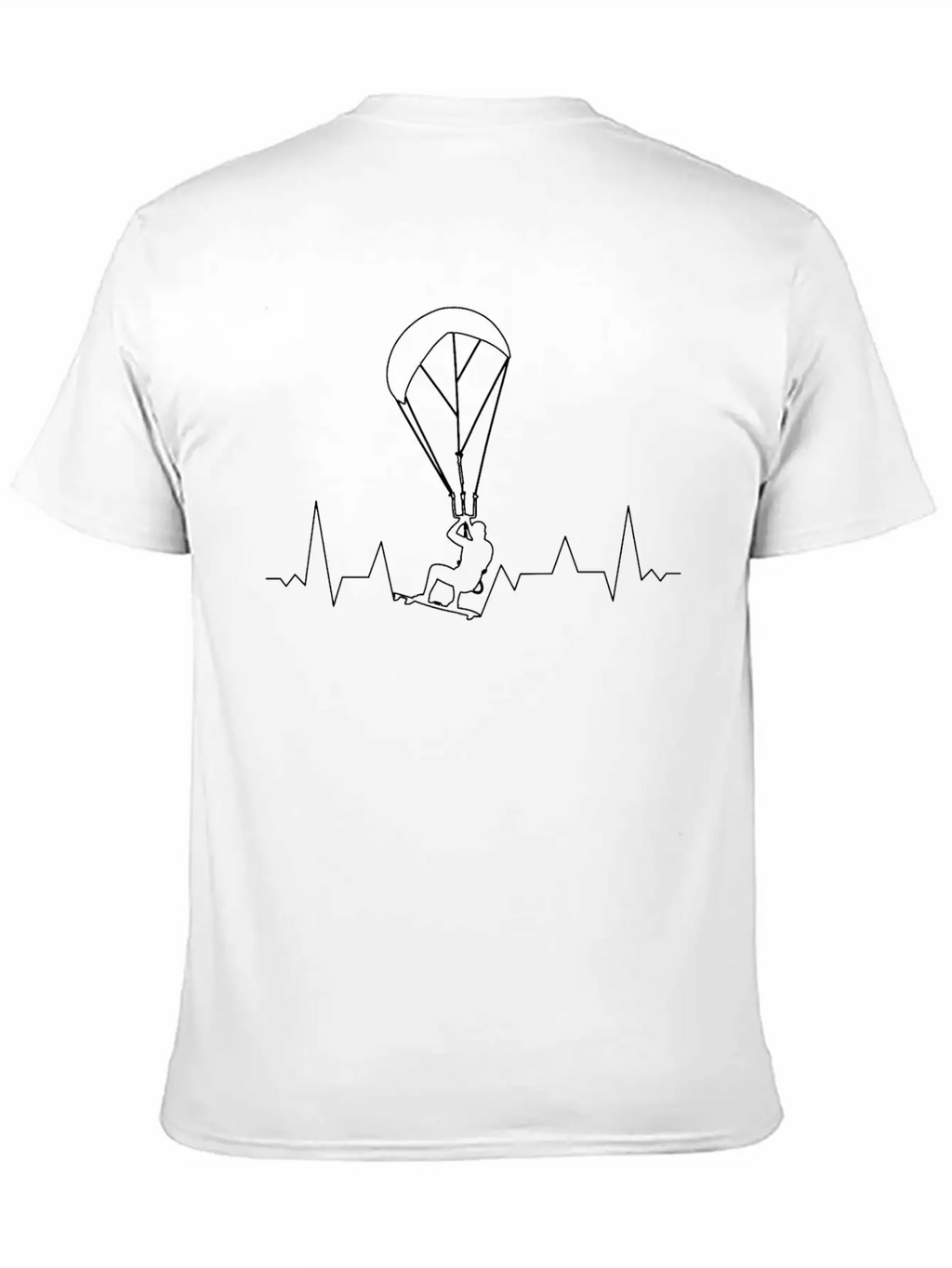 I Live For Kite Surfing Unisex Casual T-Shirt – Clean Design For Daily Comfort
