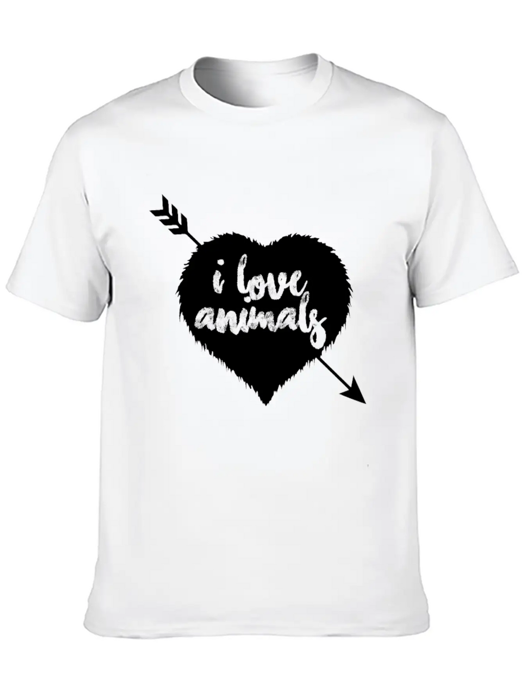 I Love Animalsgift For Dog Loversdog Stufffoundpop Essential Cotton Tee For Daily Outfits – Unisex Style