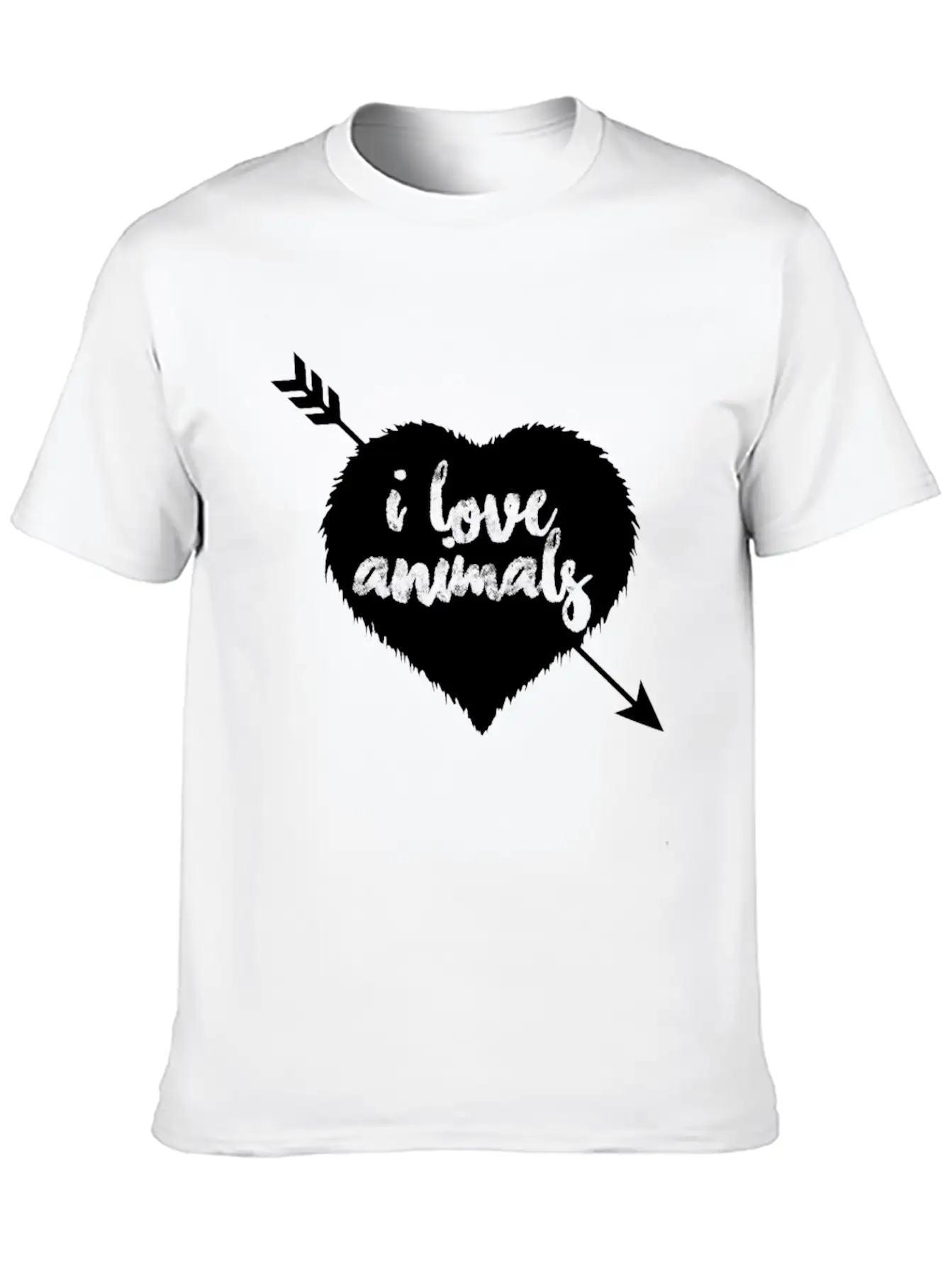 I Love Animalsgift For Dog Loversdog Stufffoundpop Essential Cotton Tee For Daily Outfits – Unisex Style