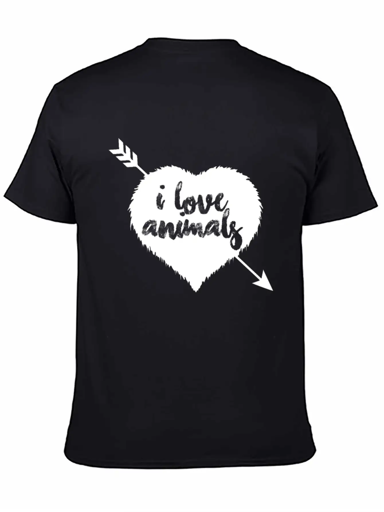 I Love Animalsgift For Dog Loversdog Stufffoundpop Essential Cotton Tee For Daily Outfits – Unisex Style