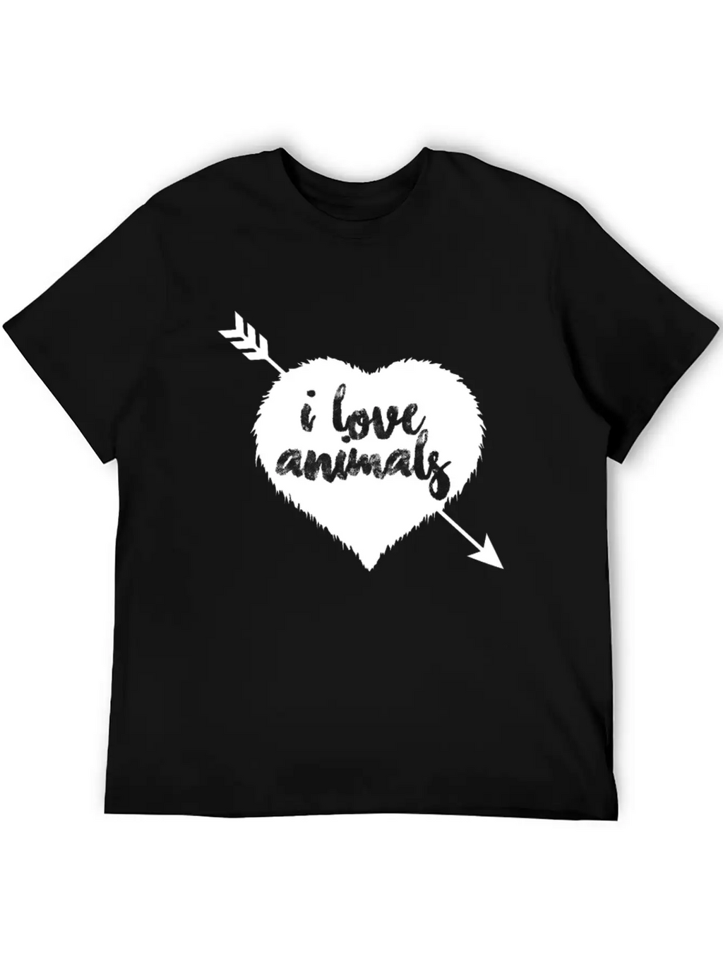 I Love Animalsgift For Dog Loversdog Stufffoundpop Essential Cotton Tee For Daily Outfits – Unisex Style