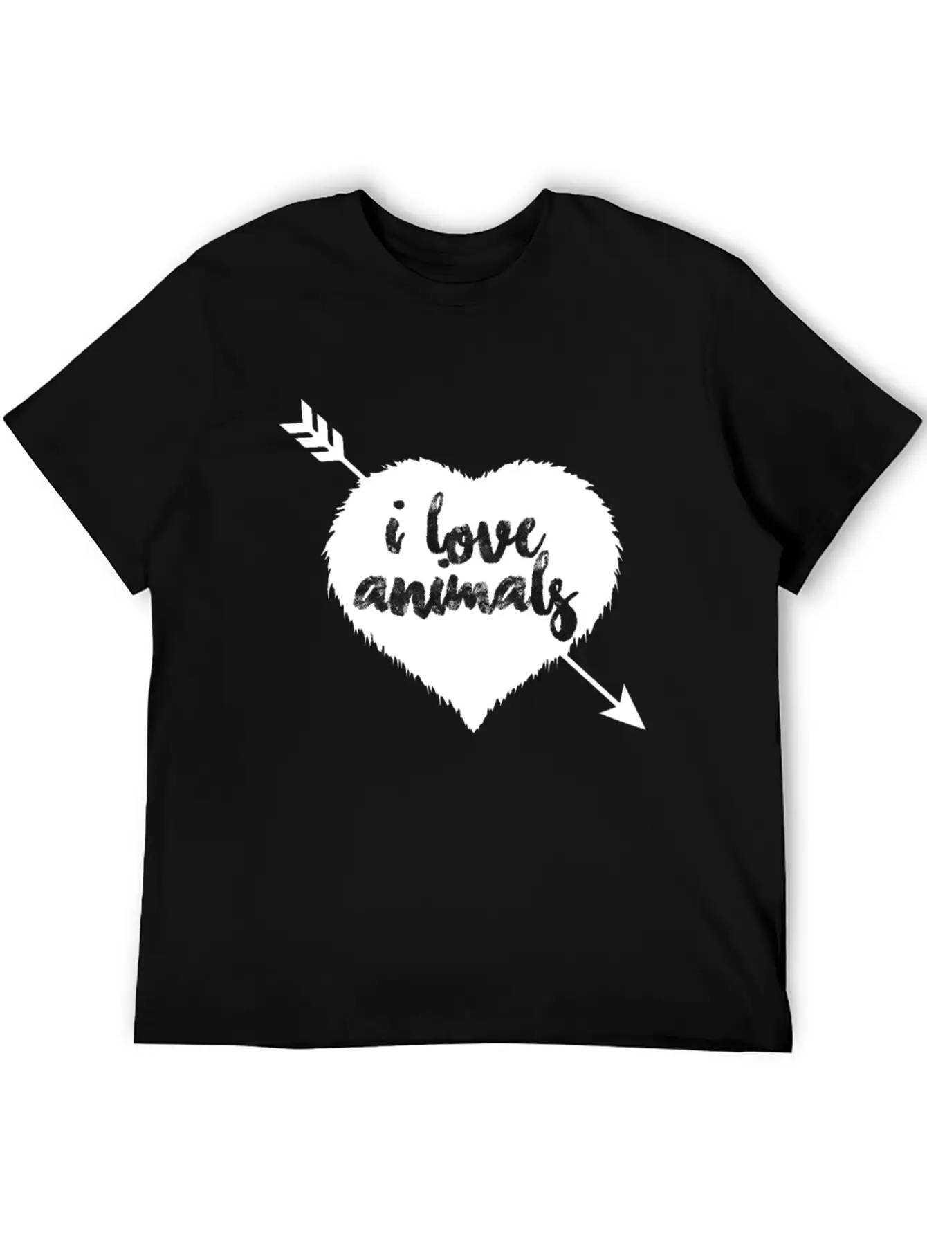 I Love Animalsgift For Dog Loversdog Stufffoundpop Essential Cotton Tee For Daily Outfits – Unisex Style