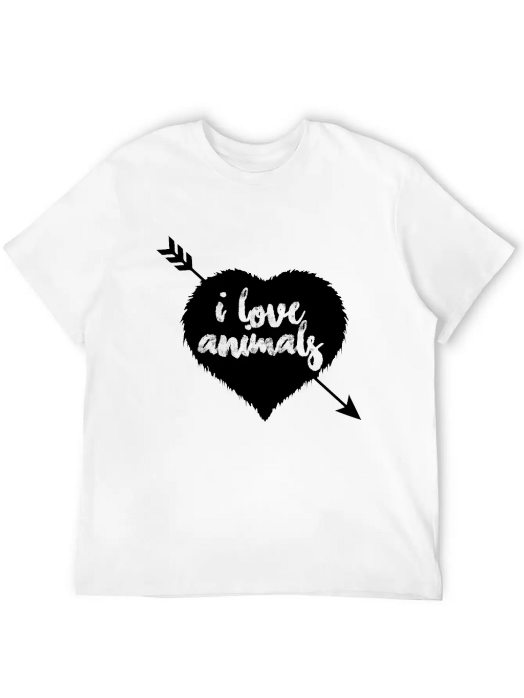 I Love Animalsgift For Dog Loversdog Stufffoundpop Essential Cotton Tee For Daily Outfits – Unisex Style