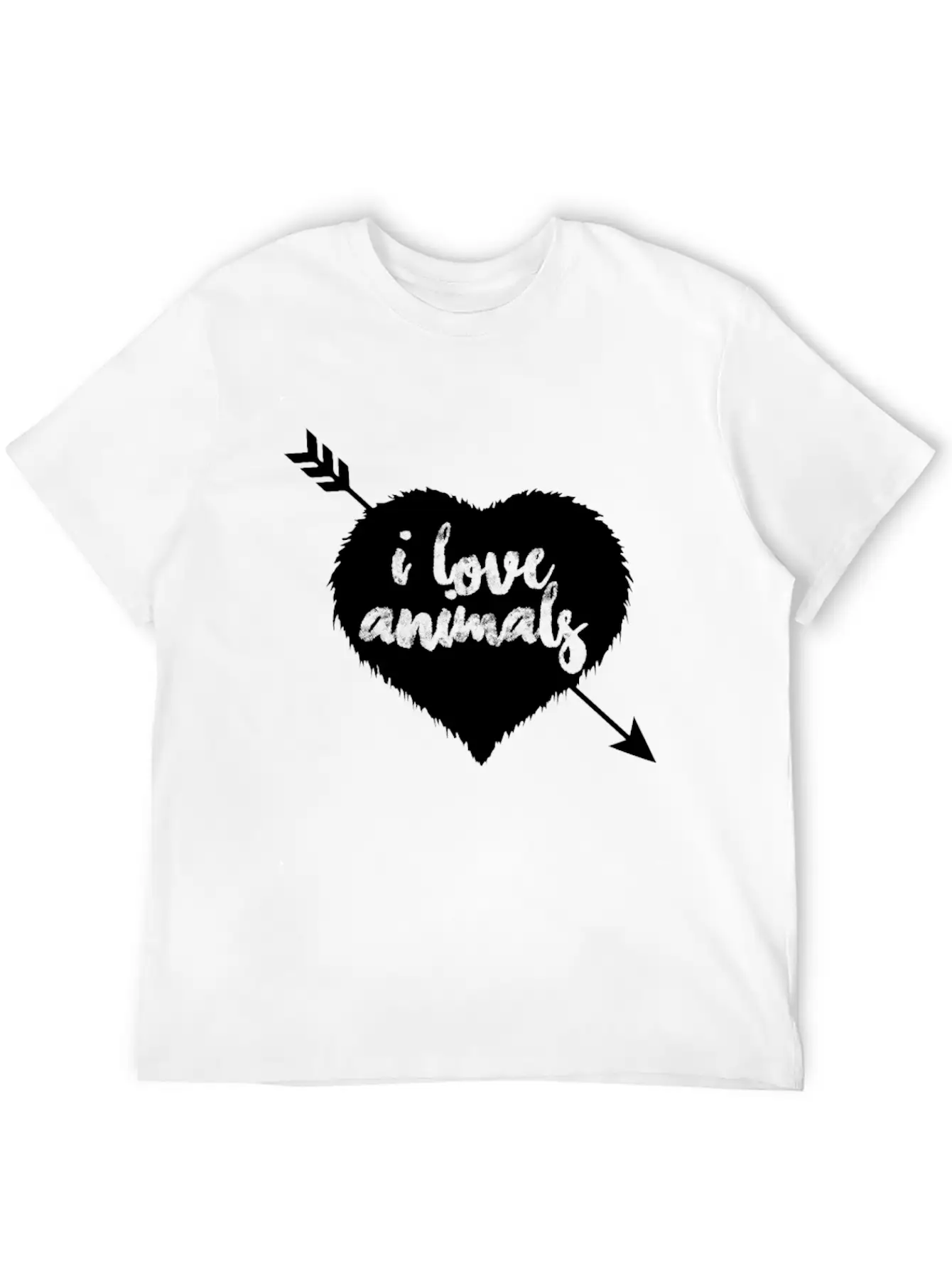 I Love Animalsgift For Dog Loversdog Stufffoundpop Essential Cotton Tee For Daily Outfits – Unisex Style