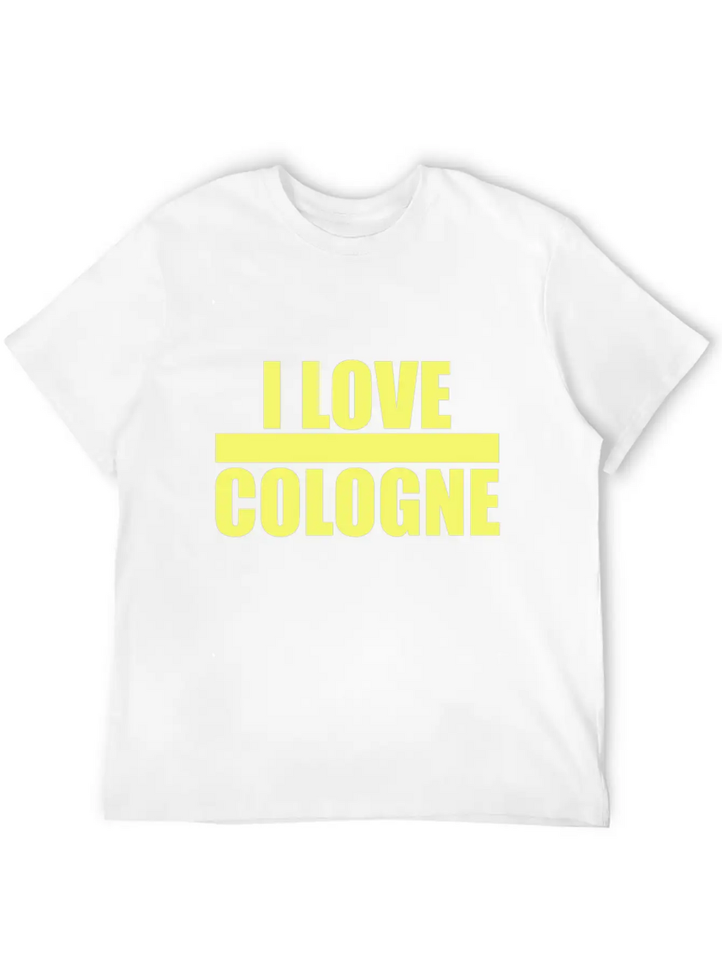 I Love Cologne Ich Liebe Cologne Suvenir Breathable Soft Cotton T-Shirt – Timeless Casual Look