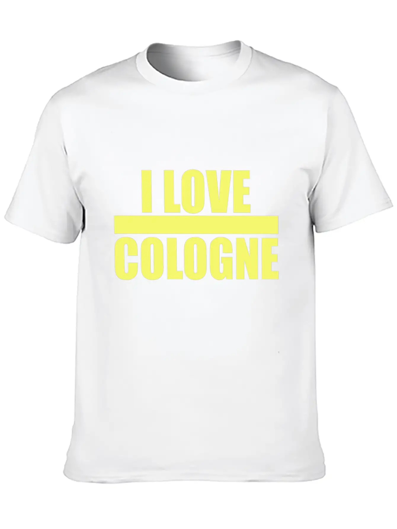 I Love Cologne Ich Liebe Cologne Suvenir Breathable Soft Cotton T-Shirt – Timeless Casual Look