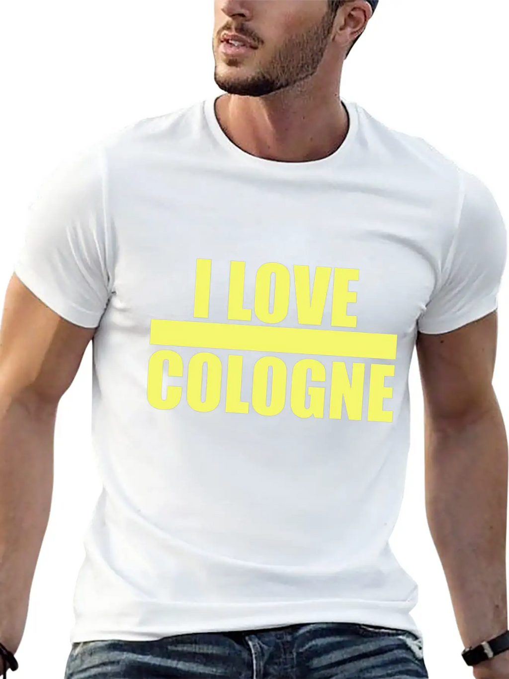 I Love Cologne Ich Liebe Cologne Suvenir Breathable Soft Cotton T-Shirt – Timeless Casual Look