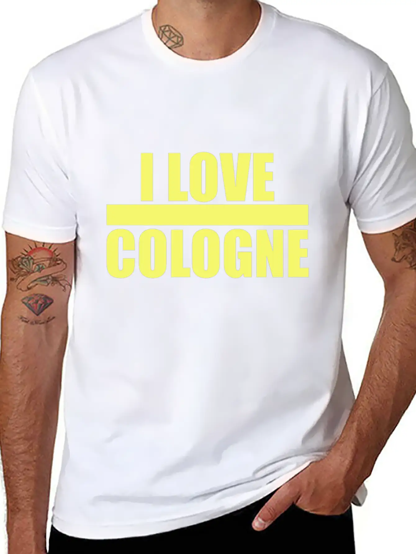 I Love Cologne Ich Liebe Cologne Suvenir Breathable Soft Cotton T-Shirt – Timeless Casual Look