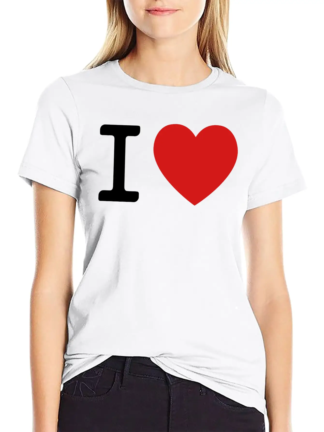 I LOVE Essential Cotton Tee For Daily Outfits – Unisex Style