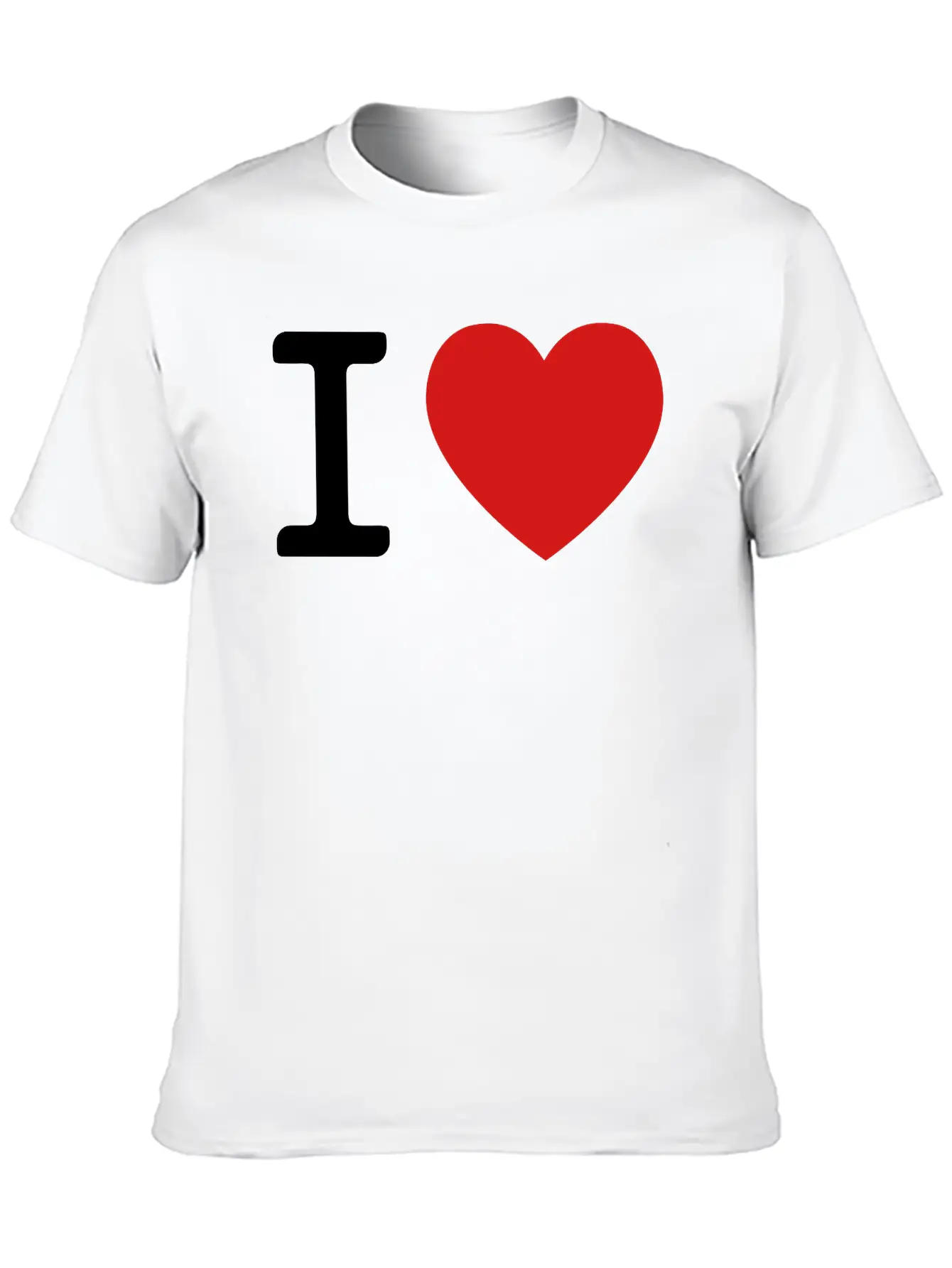 I LOVE Essential Cotton Tee For Daily Outfits – Unisex Style