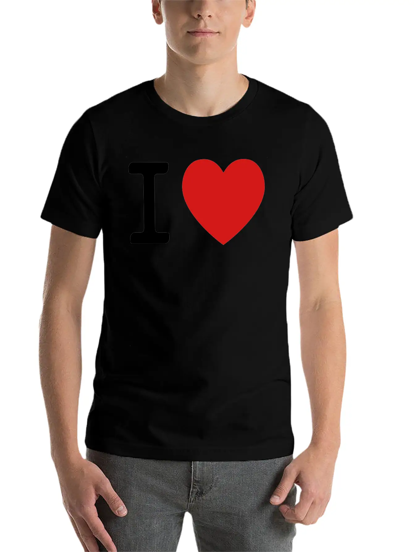 I LOVE Essential Cotton Tee For Daily Outfits – Unisex Style